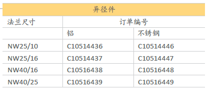 爱德华异径件 NW25/10