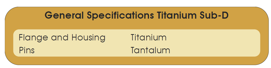 allectra钛金属材质无磁Sub-D真空馈通