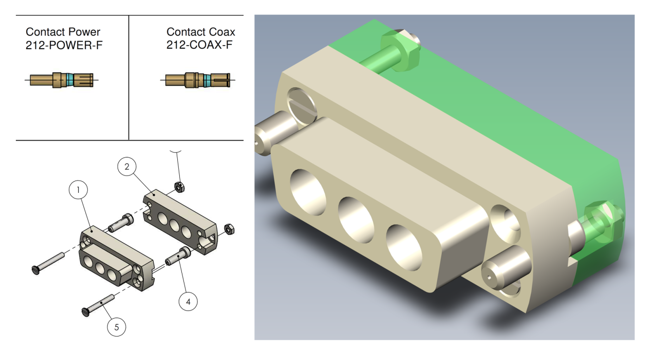 图八：真空端母头和配套插针