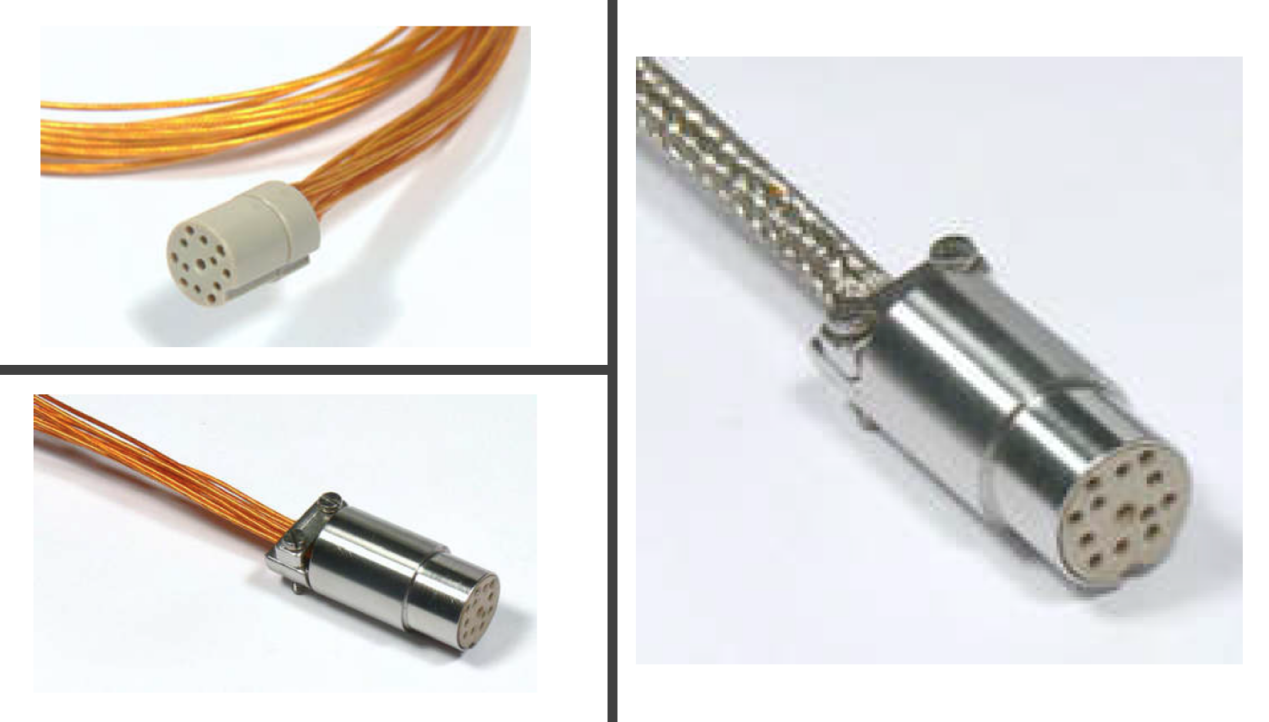 CM真空线缆，带金属屏蔽壳的CM真空线缆；（右）线缆外侧增加一层braid屏蔽层