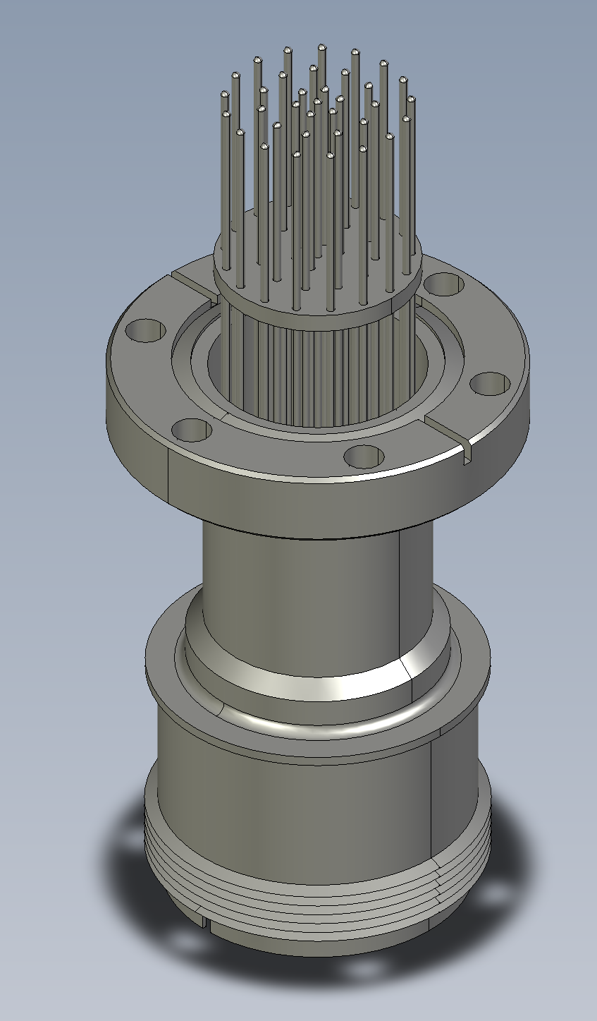 700V/10A多路功率型真空馈通（35针/CF35法兰）