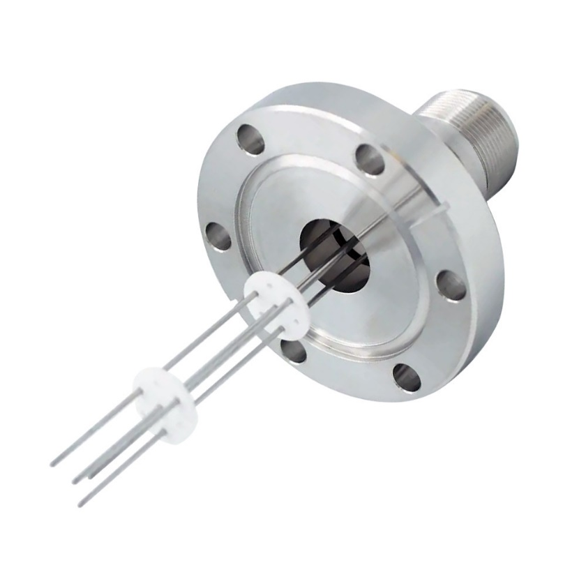 12.5KV/7.5A多路功率型真空馈通实物图（CF35法兰）