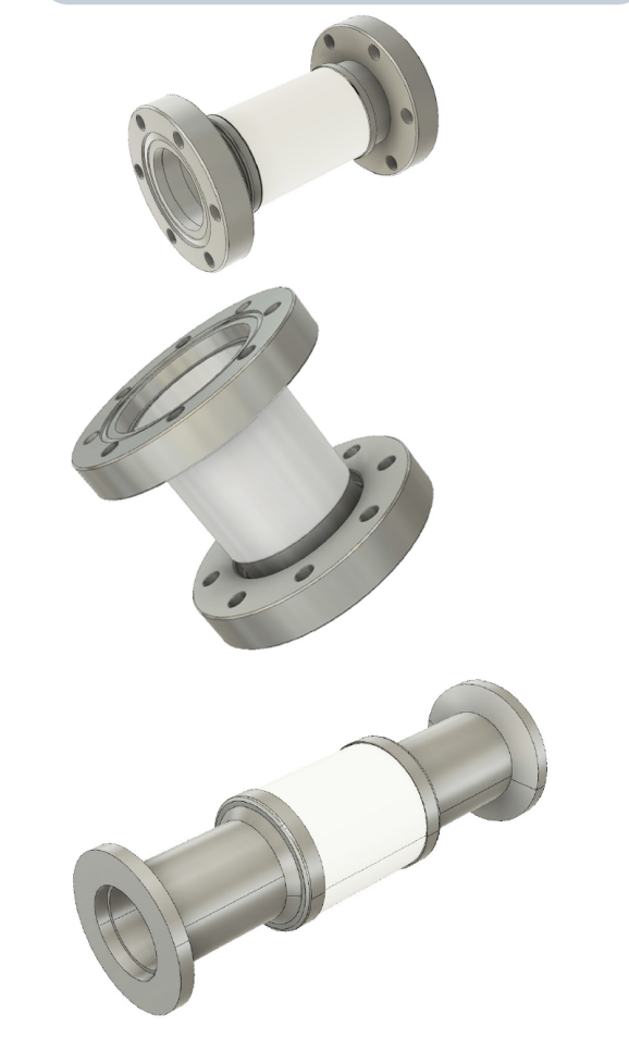 图3：不同尺寸真空陶瓷Breaks示意图