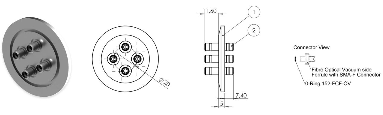 高真空光纤耦合真空馈通