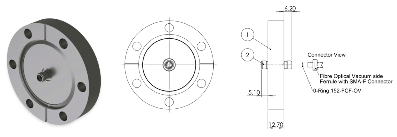 高真空光纤耦合真空馈通
