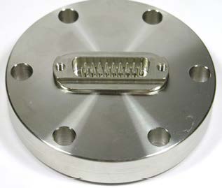 CF法兰高密度型Sub-D真空电极参数