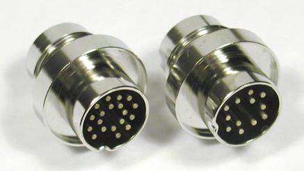 Allectra 12针圆形微型馈通