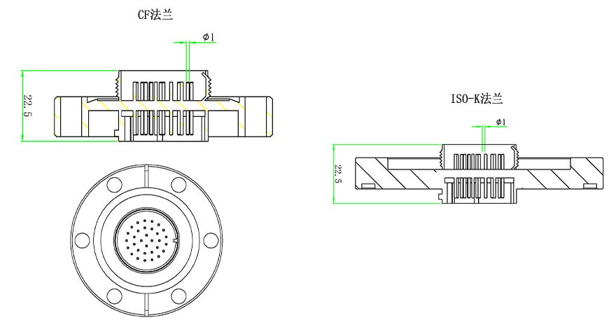 CTS32真空馈通