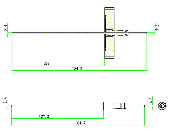 高功率真空馈通 高功率真空馈通