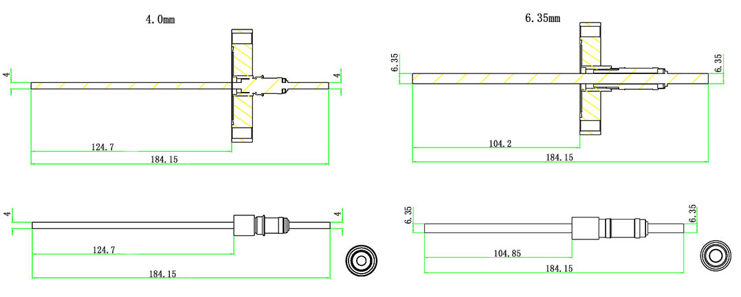 高功率真空馈通 高功率真空馈通