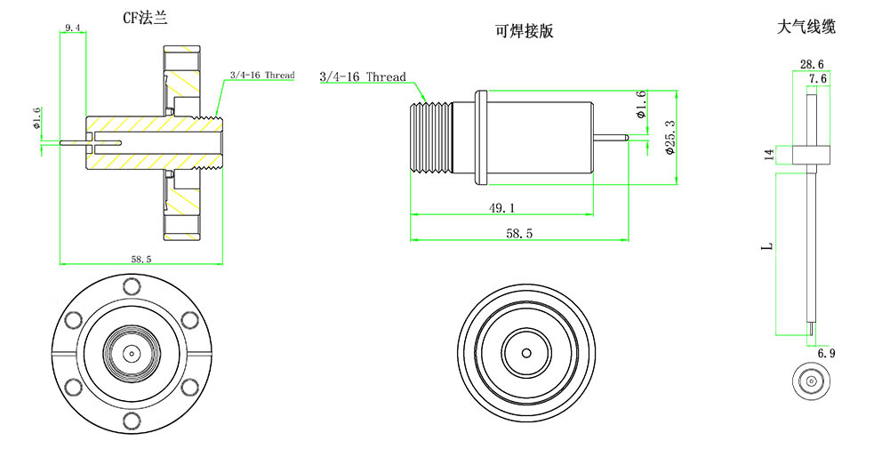 高压馈通