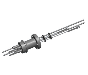 组合型真空馈通（K 型热电偶 + 功率馈通）